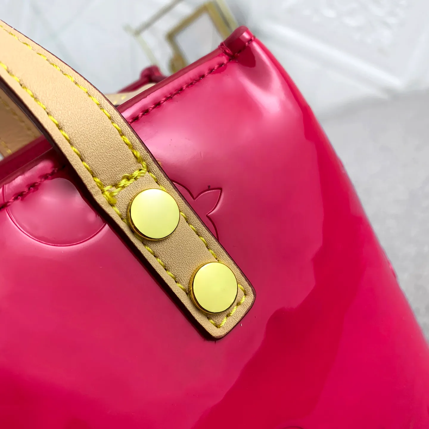 Neon pink designer bag shop