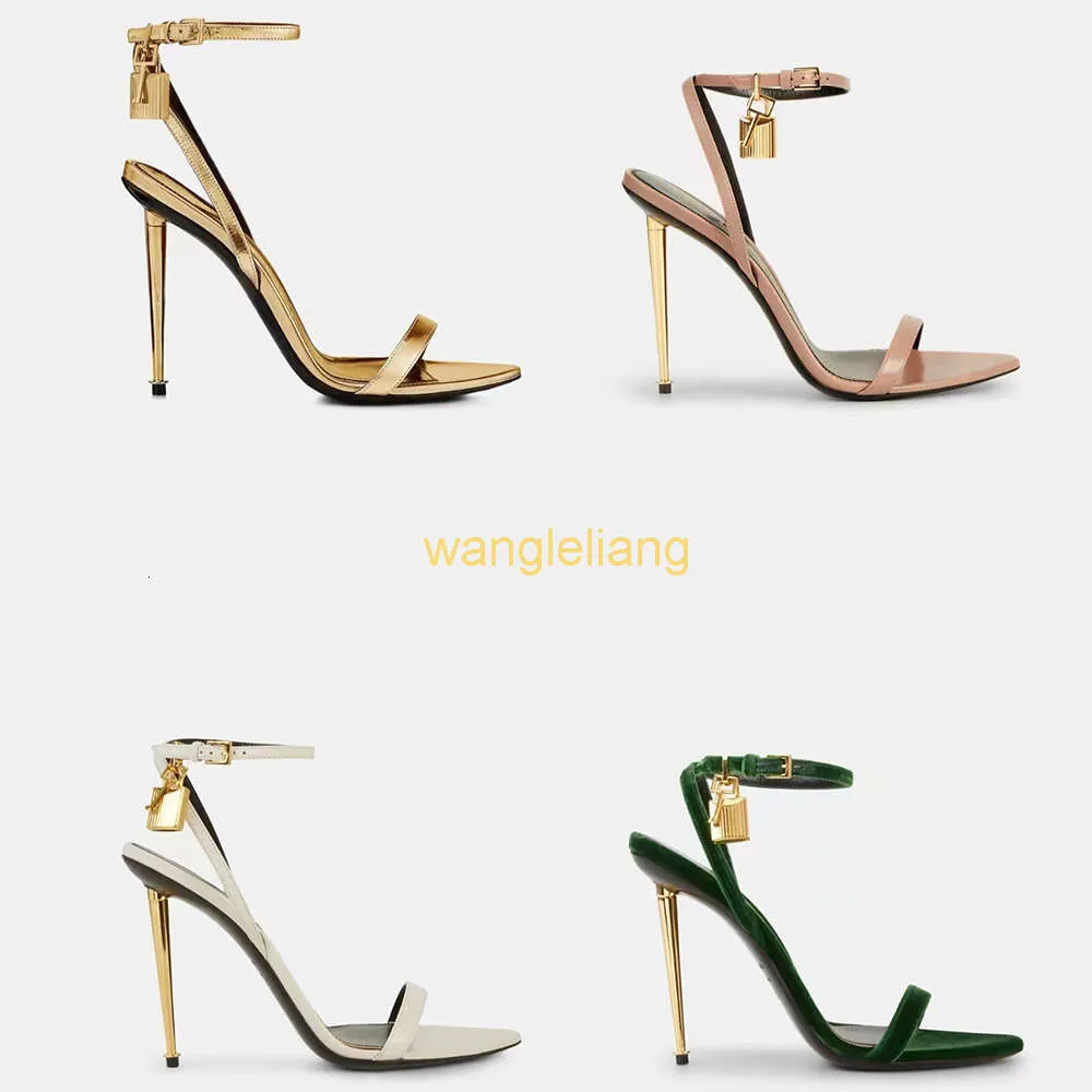 Gold high heel sandals evening discount
