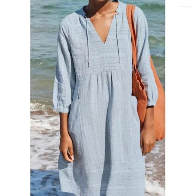secrets maroma beach riviera cancun dress code Chocolate Loose Linen Maxi Dress from NikkaPlace