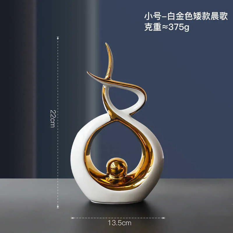 DHgate.com:Minimalist Nordic Ceramic Figurines | Home Office
