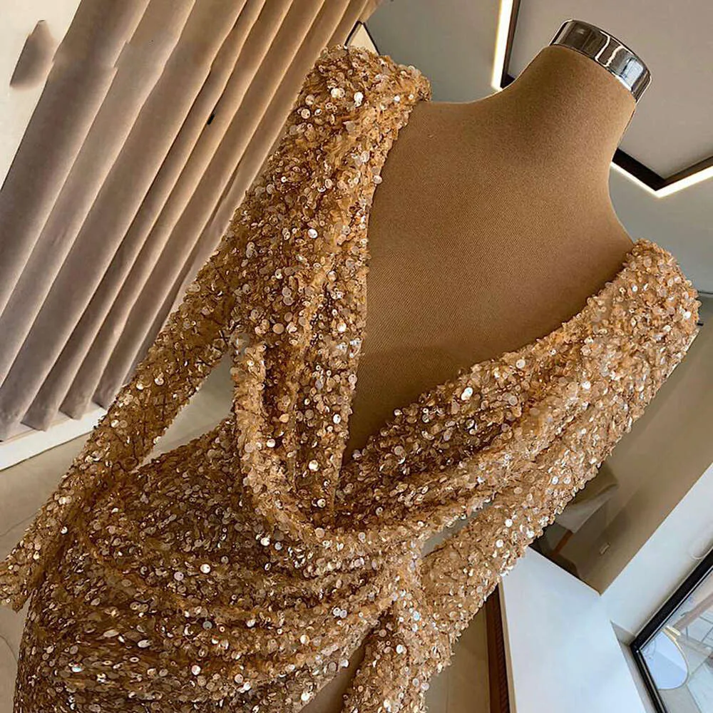 gold sequin maternity dress Gold Sequin Long Sleeve Wrap Maternity Maxi Dress – PinkBlush main image 1