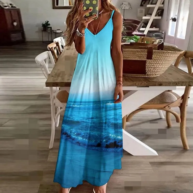Casual Dresses A Very Beautiful Beach Sleeveless Dress Cute Women s Long Women For Woman