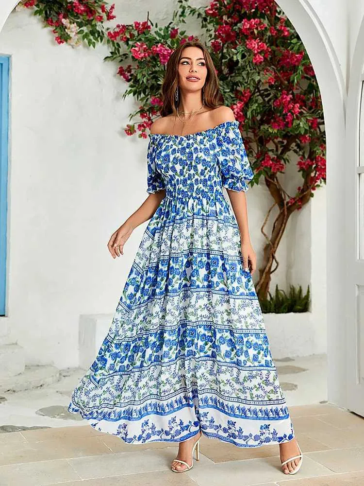 Runway Dresses Women Floor-Length Chiffon A-Line Party Dress Printed  Evening Gown from Dhgate Runway Dresses - price 13.46