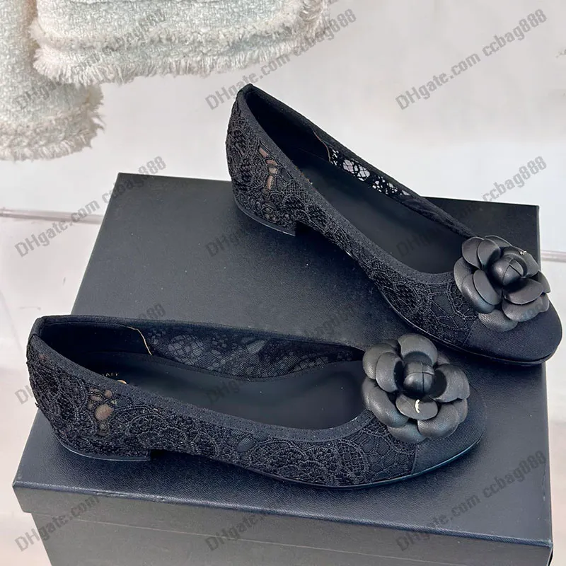 Chanel camellia flat shoes shop