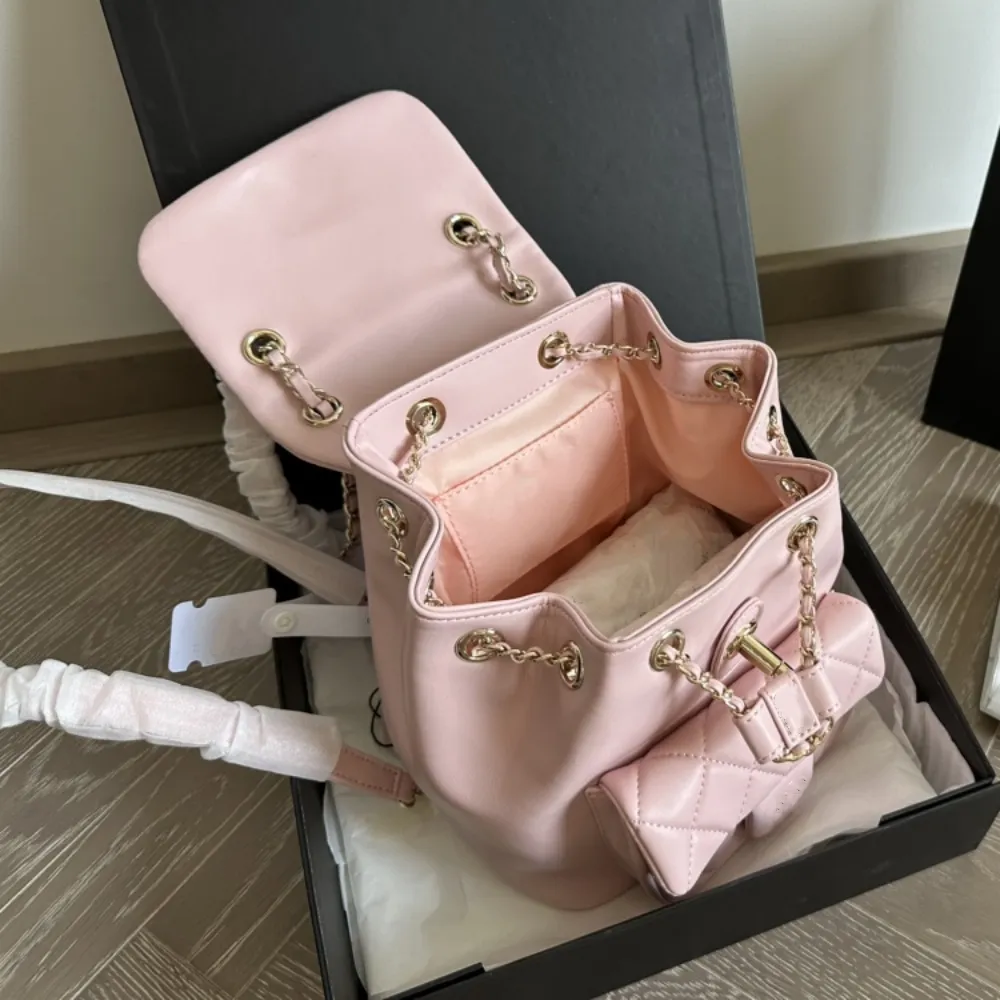 classic designer mini backpack purse crossbody bag black Backpacks micro leather shoulder cross body woman sac purses Card Holder quilted leather mini
