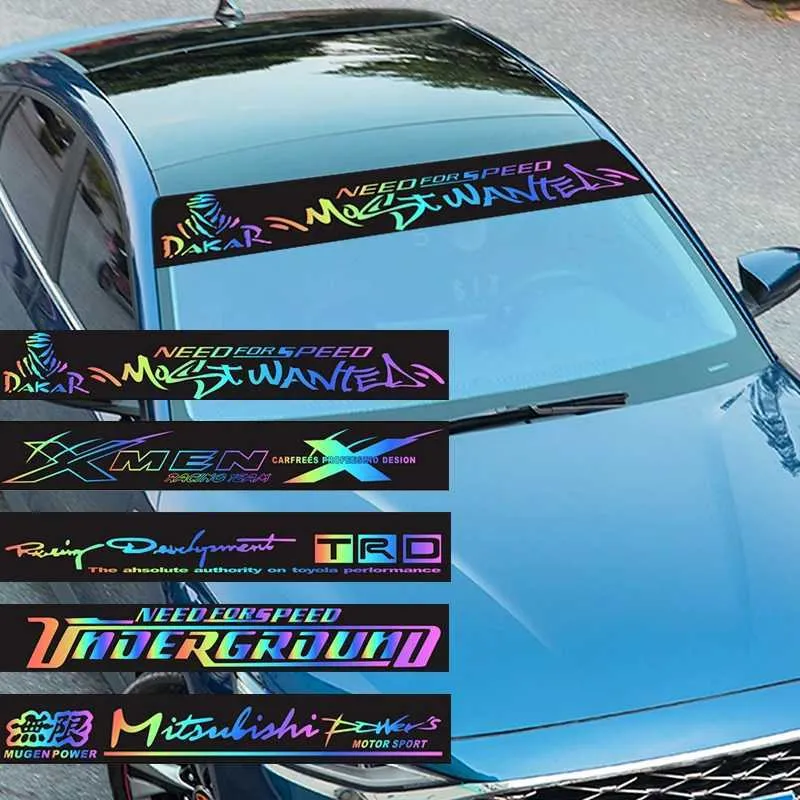 Front windshield sticker discount