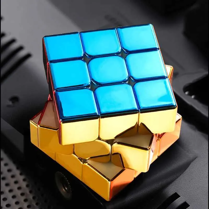 専門ショップ Magnetic 3x3 Metal DHgate.com:SengSo Golden Cube Magic ルアー・フライ