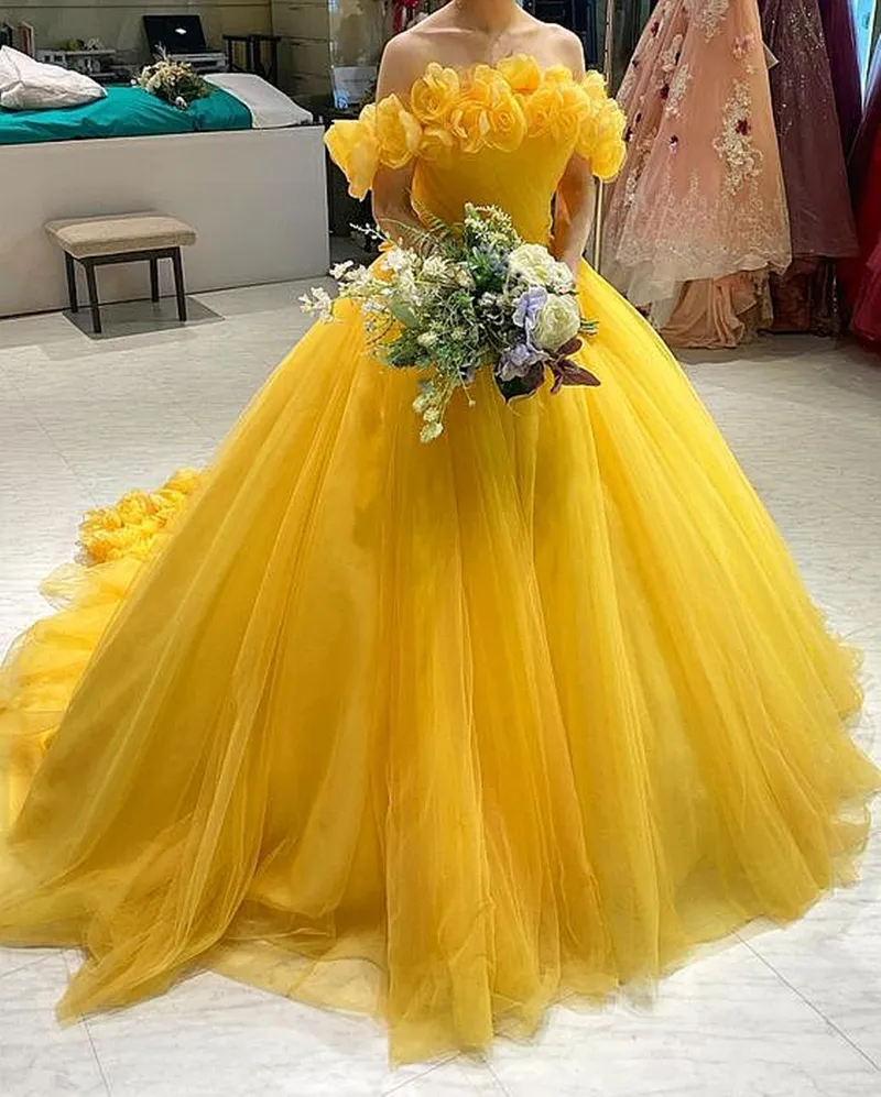 Yellow masquerade dress hotsell