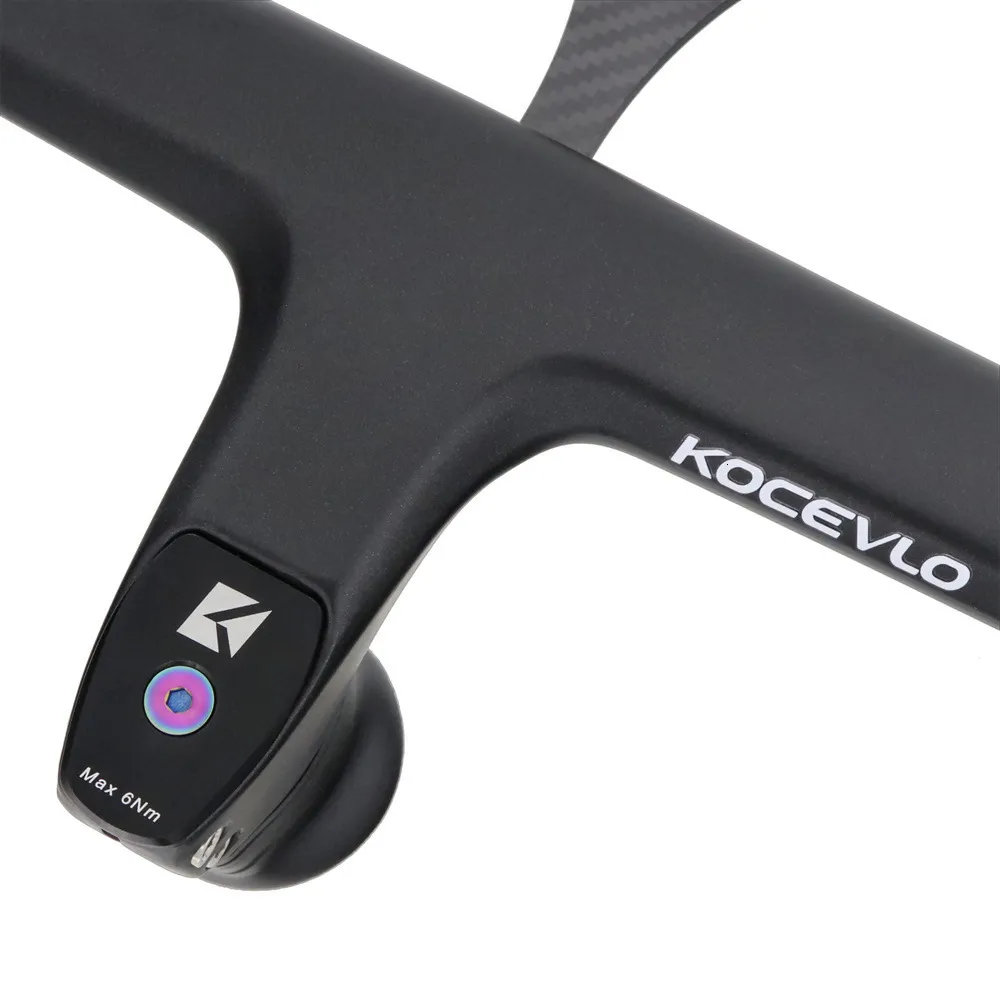 Bike Handlebars Components No Road Bike Full Carbon Fiber Stem Integrated Bicycle Handlebar For 28.6mm With Spacers Cycling Parts Accessories 230704 From 97 46 DHgate