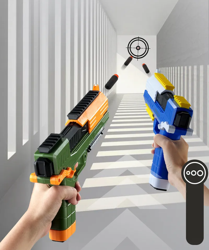 Soft Bullet Gun Manual Loading EVA Foam Dart Blaster Pistol With Quick ...