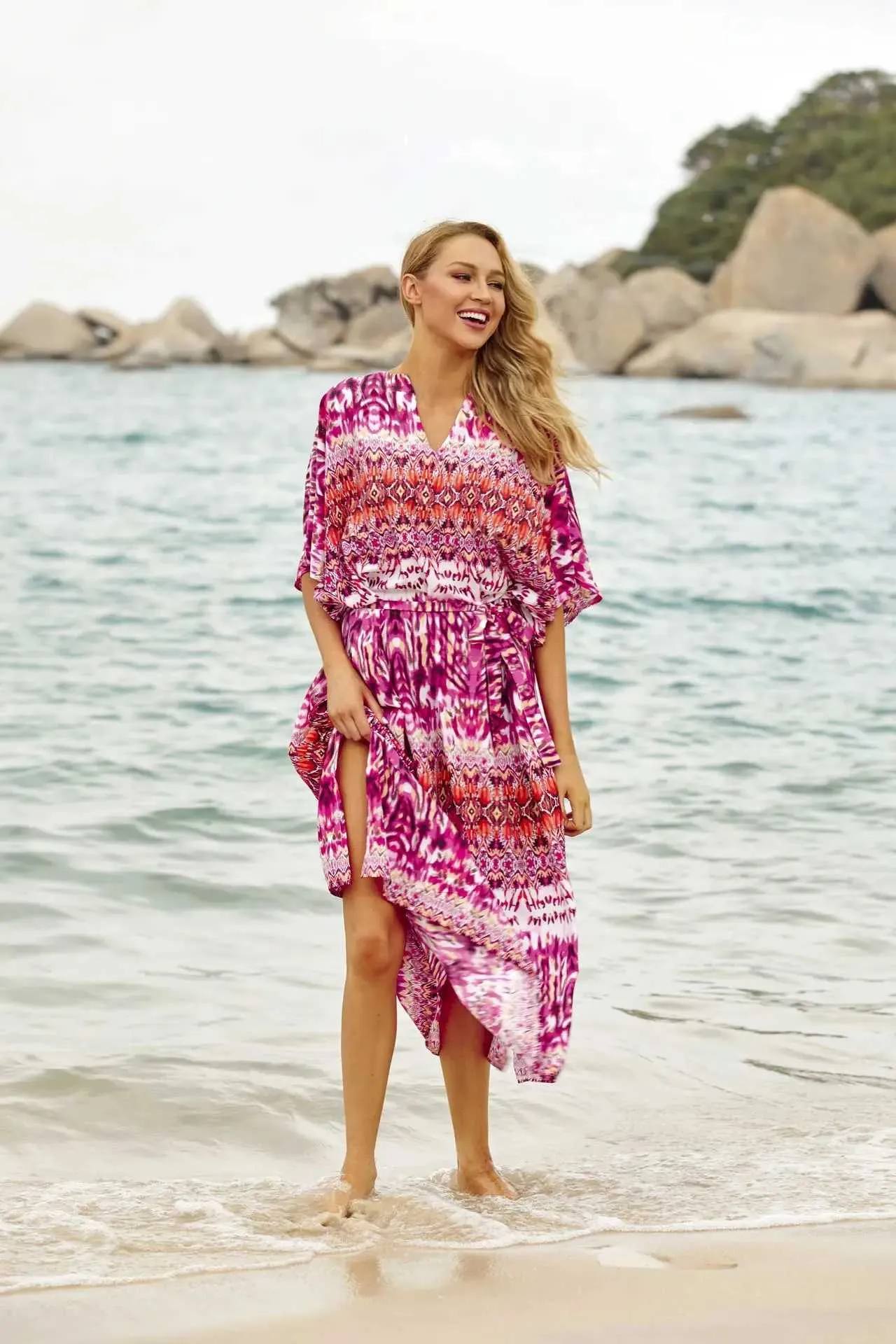 Plus size casual womens summer dress 5XL Bohemian beach party dress 2024  T240518 from Dhgate Plus size Dresses - price 8.26