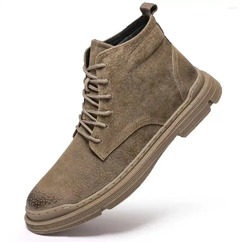 Boots Thin Heel Thick Sole High Ankle Shoes Men Size 45 Mens Sneakers Sports High end Trnis Jogging Imported Zapato