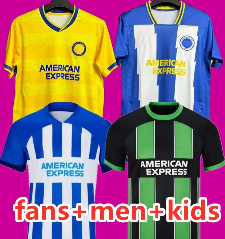23 24 25 Mitoma Maupay BHAFC Maglie Da Calcio 2025 2025 Gross Veltman