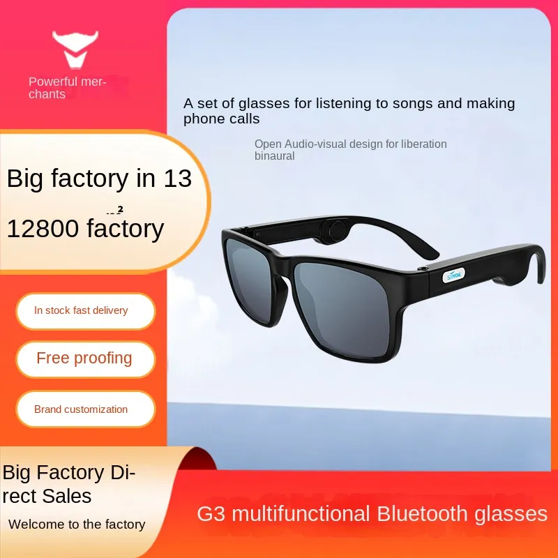 Bone conduction bluetooth sunglasses sales