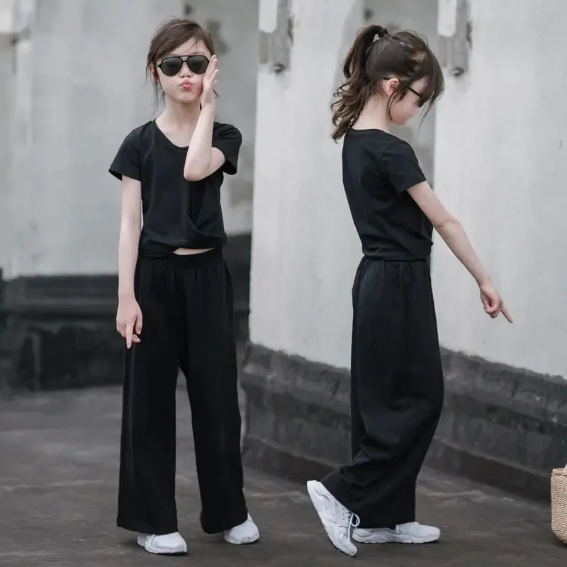 Summer Casual Cotton Shirt Piece Pullover Tee And T Shirt Set For Teen Girls Junior Clothing Outfits 240518 From Xing08 46.81 DHgate.Com