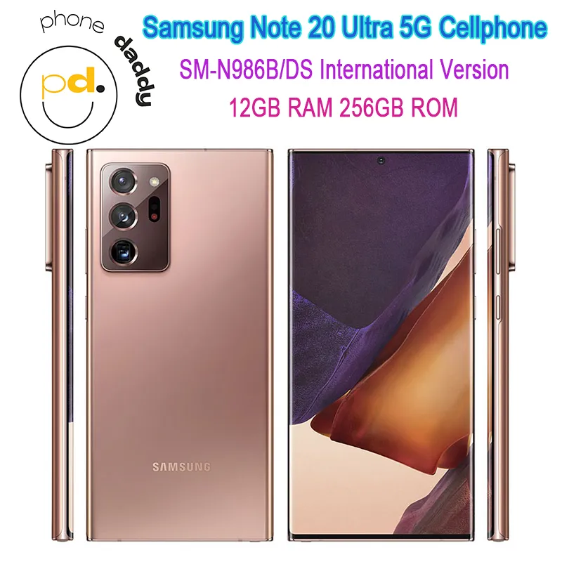 Samsung Galaxy Note 20 Ultra 5G 2024 Refurbished Smartphone 6.9 Inch 12GB RAM 128GB/256GB/512GB Octa Core Snapdragon 865+ 108MP Dual 12MP Camera Samsung Galaxy Note 20 Ultra 5G 2024 Refurbished Smartphone 6.9 Inch 12GB RAM 128GB/256GB/512GB Octa Core Snapdragon 865+ 108MP Dual 12MP Camera