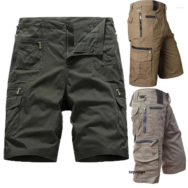3/4 cargo shorts for mens discount