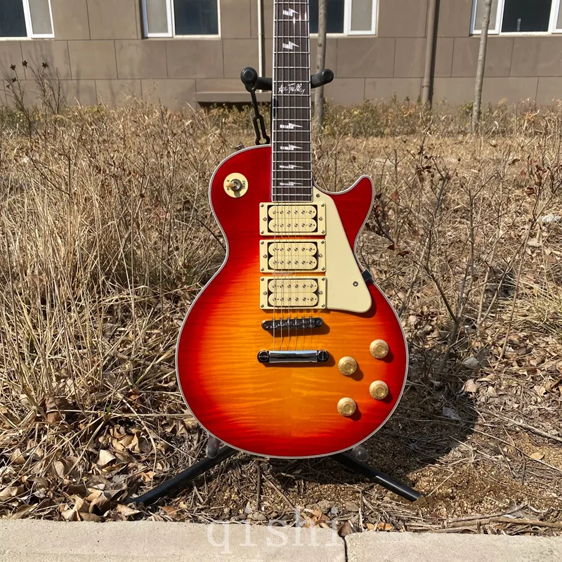Sunburst Ace Frehley Mahogany Body sunburst electric guitar - In Stock ...
