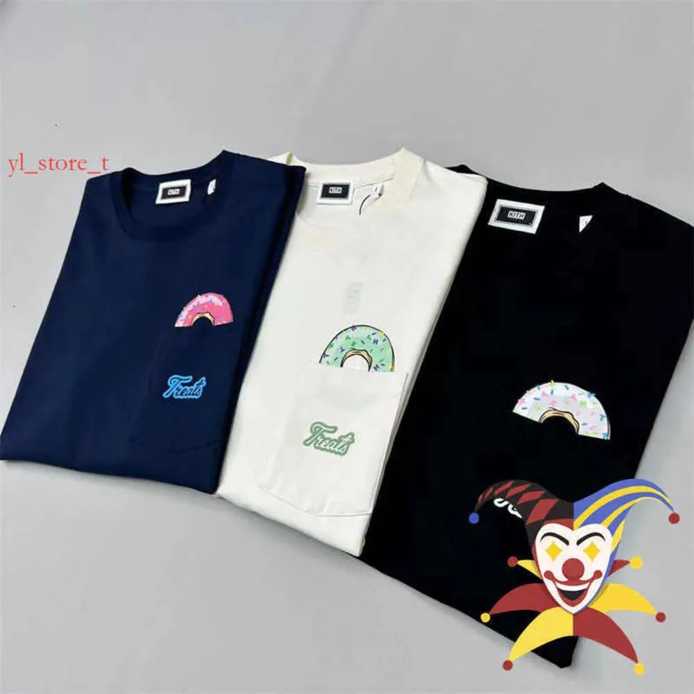 DHgate.com:KITH TREATS Mens Donut Print Breathable Casual T