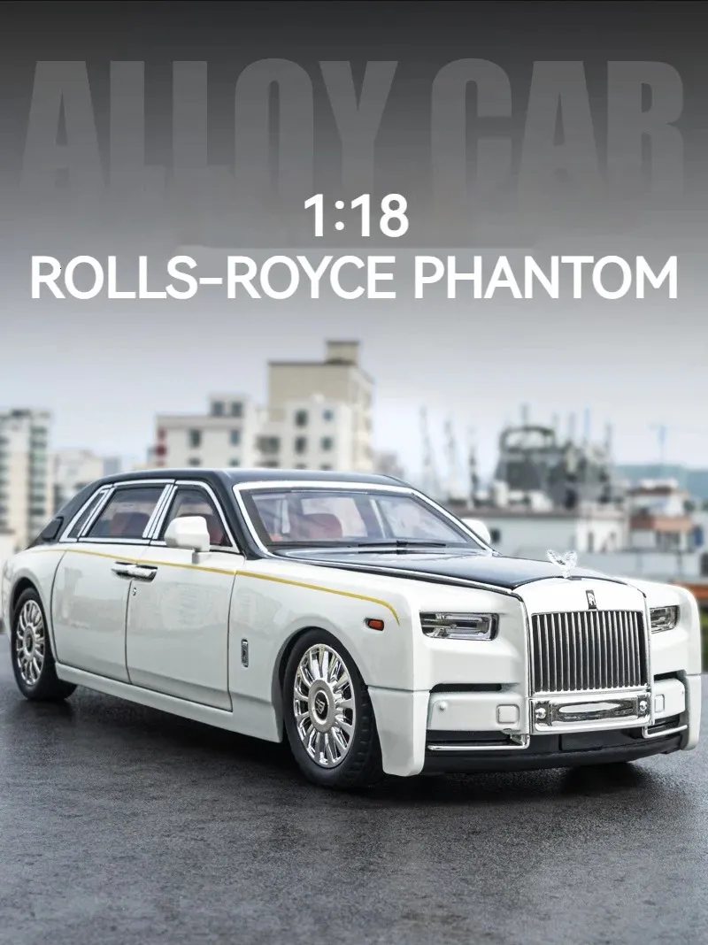 18 Rolls Royce Phantom Diecast Car With Sound And Light