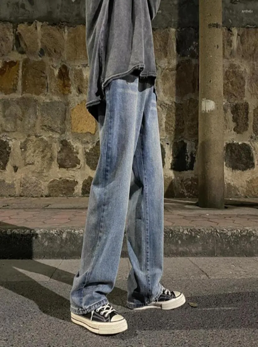 MEN039S Pants Männer Hosen Vintage Antipilling Knöchellänge Solid Color Casual Jeans für home male8852433