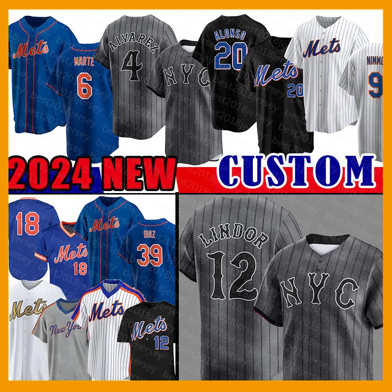 Mens Francisco Alvarez Baseball Jerseys Pete Alonso New York