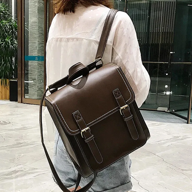 Womens vintage backpack deals