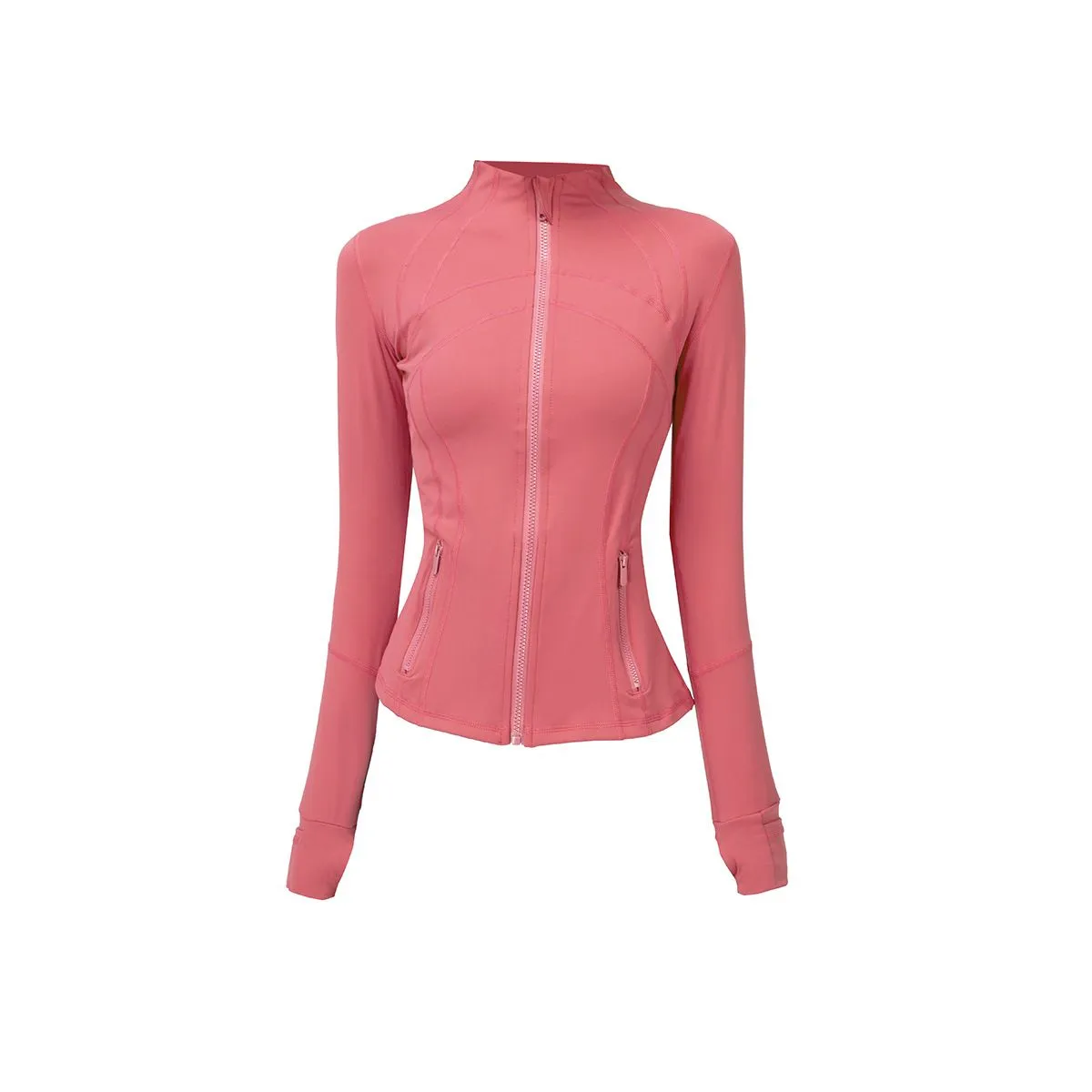 Womens Jackets Designer Jacket Define Fiess Yoga Outfit Slim Sports Stand Up Collar Zipper Long Sleeve Tight Yogas Shirt Gym Thumb A Ot8Vm From 23 68 DHgate