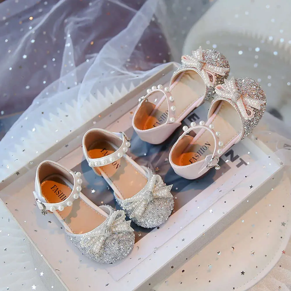 glitter dress sandals Chloee Rhinestone Slide Sandals 9 / Rose gold main image 0