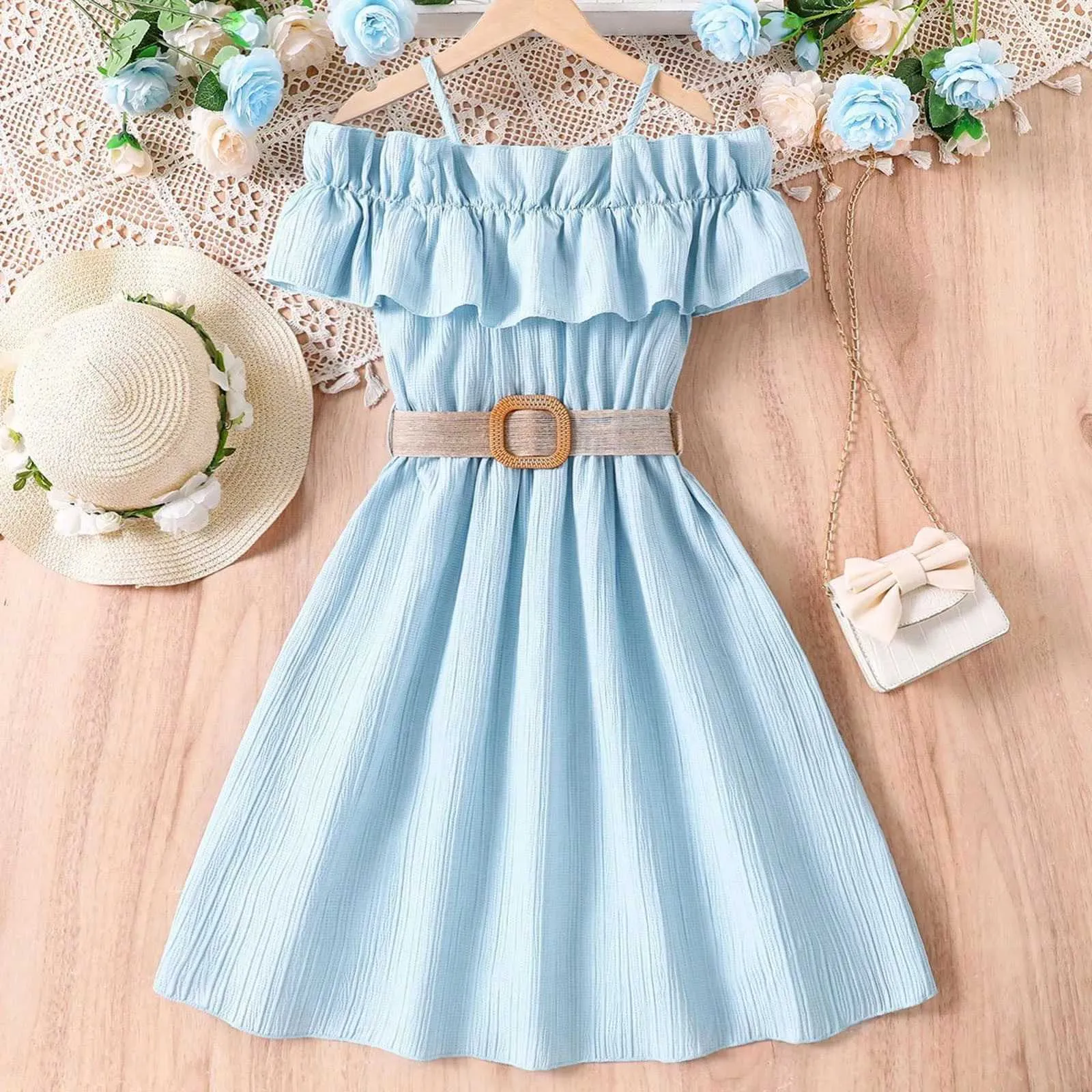 girls beach dresses Girls Hand Smocked Summer Beach Dress main image 0