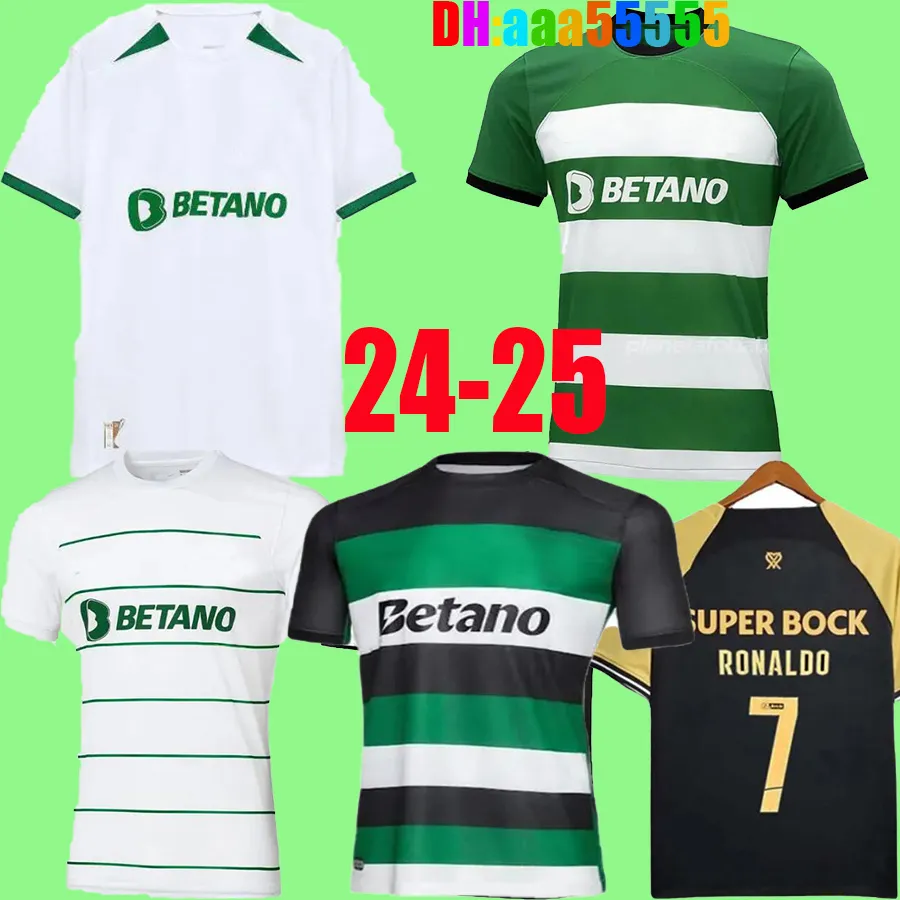 23/24 Camisa Sporting CP Lisboa Soccer Jerseys 60 -й годовщины Специальные детские набор футбольные рубашки Home Away Training 2023 2024