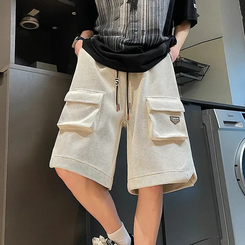 Summer Color Straight Short Pants Shorts Shorts Gym Hombre Y2K Masculina 240518 2 010 DHgate