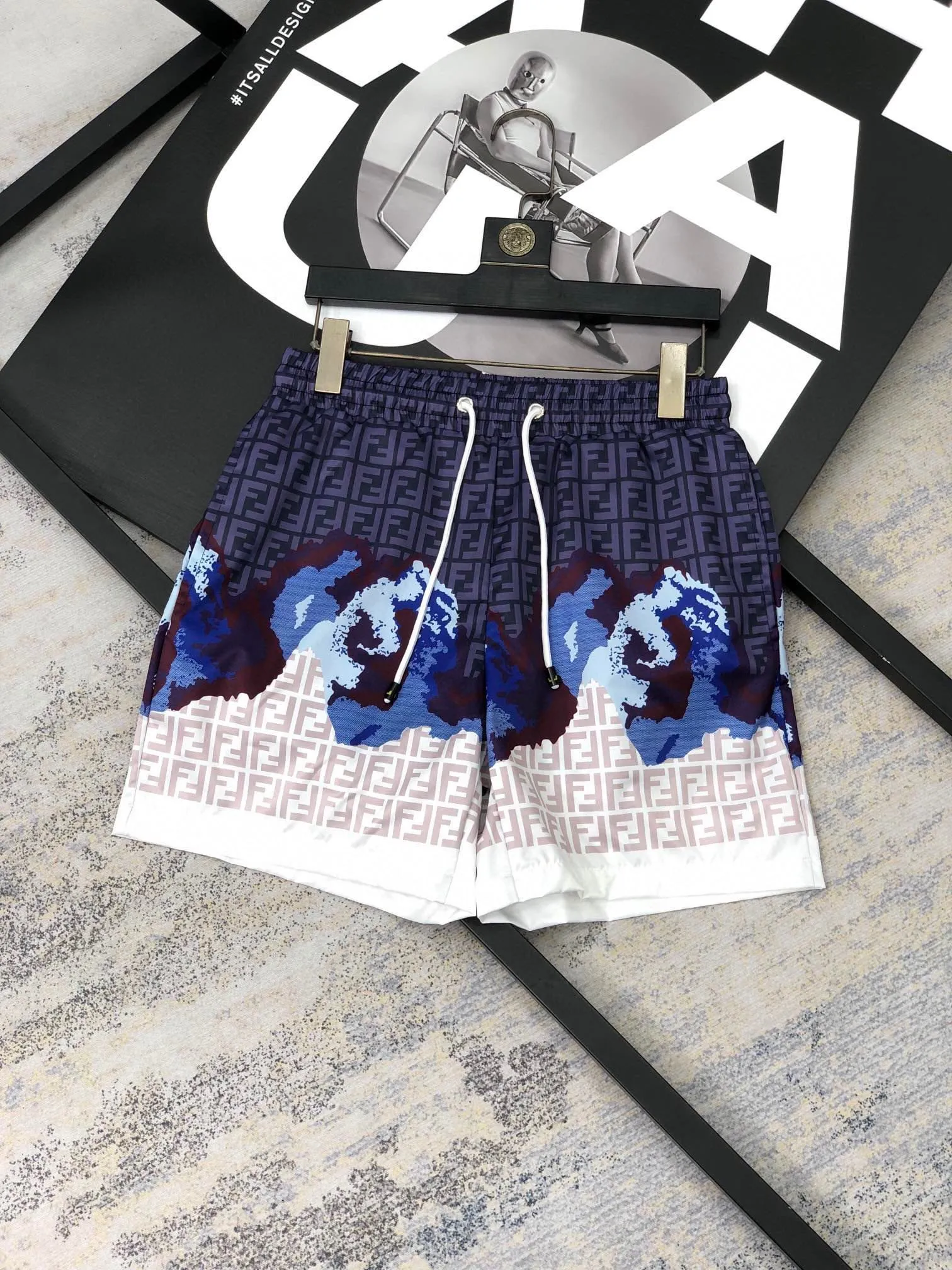 DHgate Designer Summer Cotton Casual Drawstring Surf Shorts for Men 3 Pack Apparel
