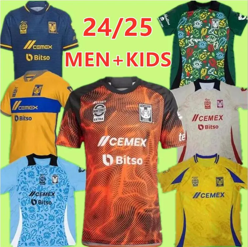 Tigres Mexico Soccer Kit Player Fans Liga MX 2023 2025 Featuring GIGNAC