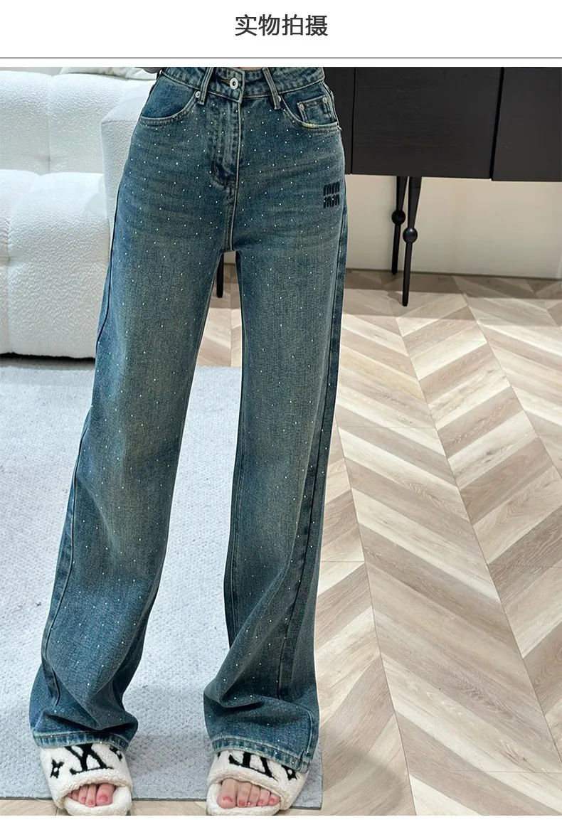 DHgate.com:Miu Diamonds Sparkle Womens Designer Jeans DHgate.com:Miu Diamonds Sparkle Womens Designer Jeans