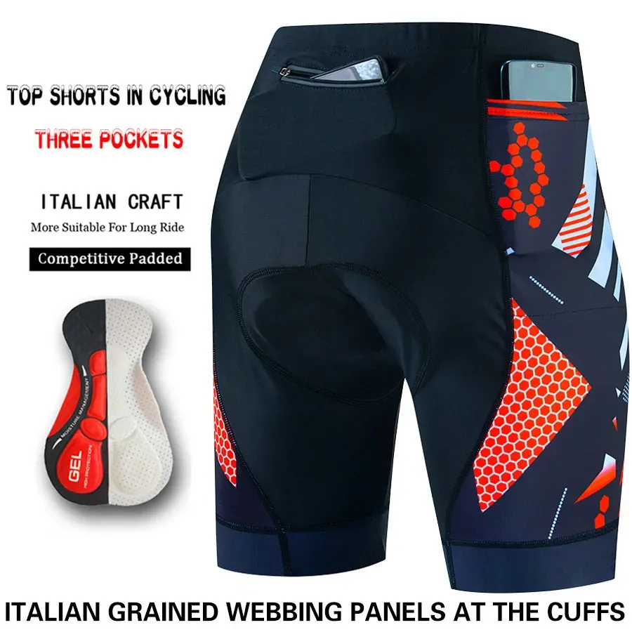 Lycra cycling shorts with pockets online