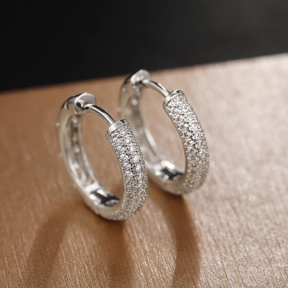 Ensemble de boucles d'oreilles ras de cou vert CZ : bijoux de