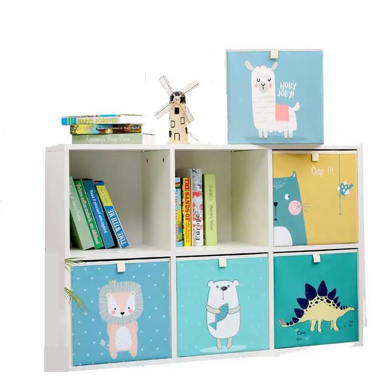 Cartoon Storage Boxes - Colorful Toy Organizer Bins for Wardrobe and ...