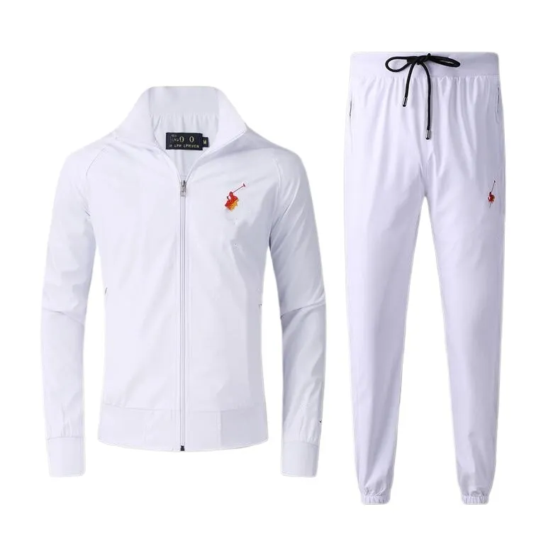 Small Horse Sweatshirt, Spring Autumn Sportswear Set for Men and