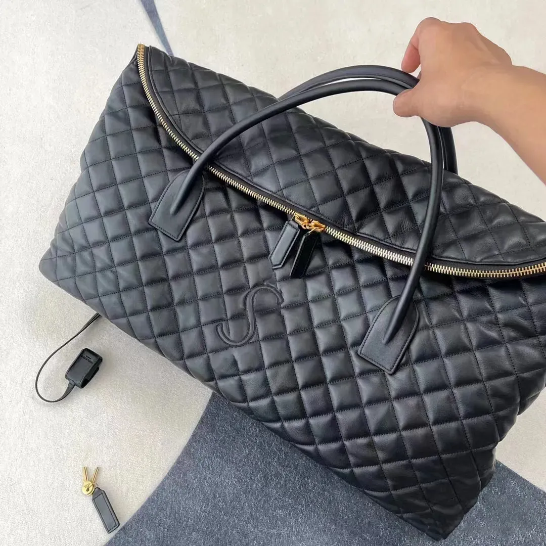 Bolsa de designer de luxo para mulher es de couro bagagem sacar