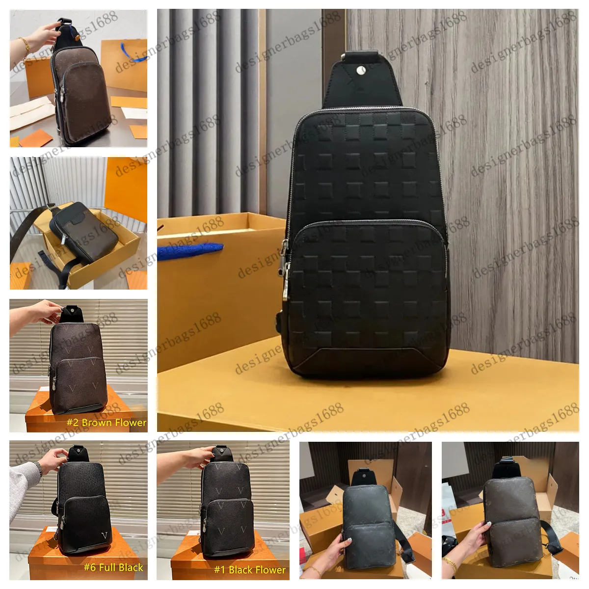 Luxury Designer Mens Mens Sling Shoulder Bag High Quality Chest Pack Crossbody Sling Bag And Wallet With Real Leather Avenue Style Hobo Handbag Tote Belt Bumbs From Designerbags1688 42.91 DHgate.Com