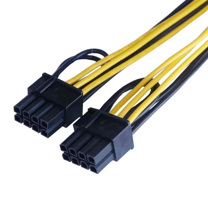 Power Cable Splitter 8-Pin to Dual 8-Pin 20 cm Graphics Card Power Cord ...