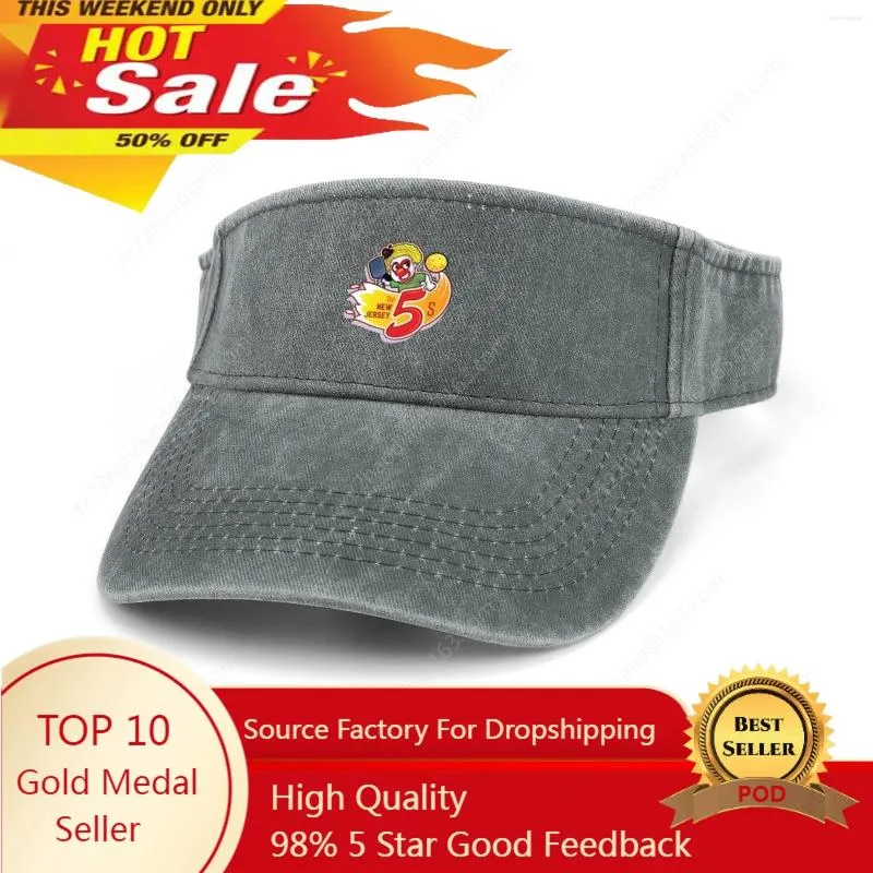 JERSEY 5s Pickleball Serbian Beret Custom Made Sun Visor Leaky Top Cowboy Hat For Men And Women