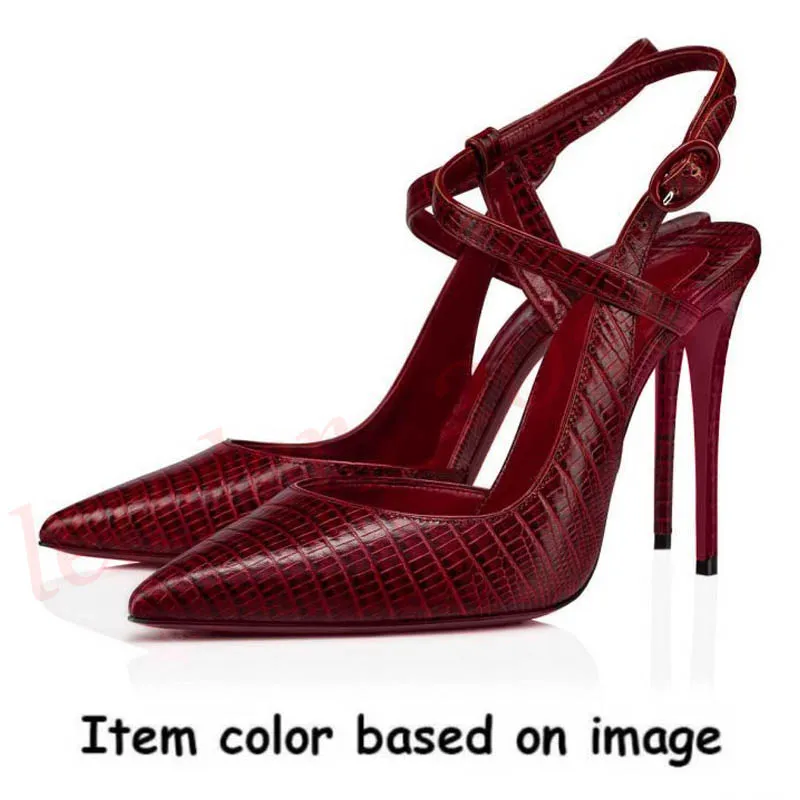 Kate Brand Stiletto Peep Toe High Red Sole Heelss Red Bottoms Pointy Designer Open Toes Slingback Red Sole Heels Luxury Bottom Rubber Loafers With Box 2024 Pumps From Leader 2020 18.35 DHgate.Com