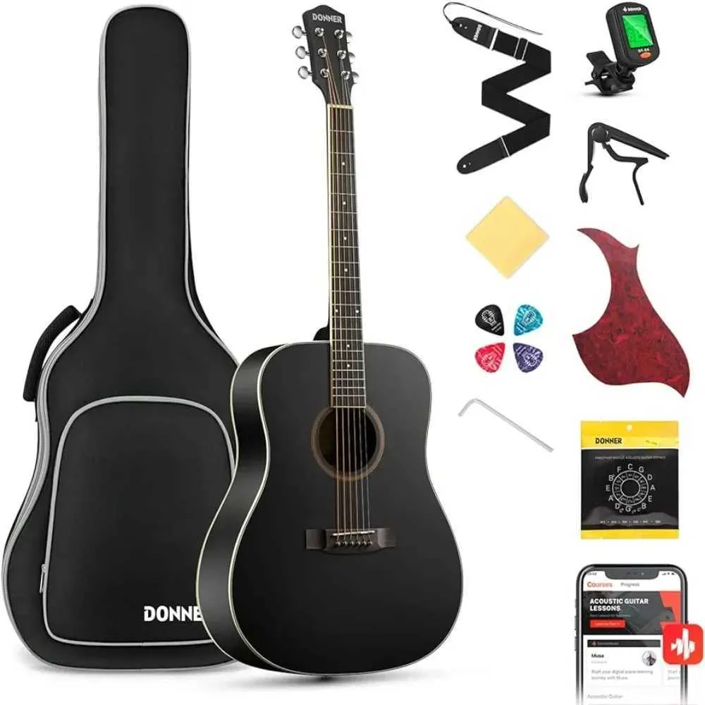 Acoustic guitar learning kit 2025