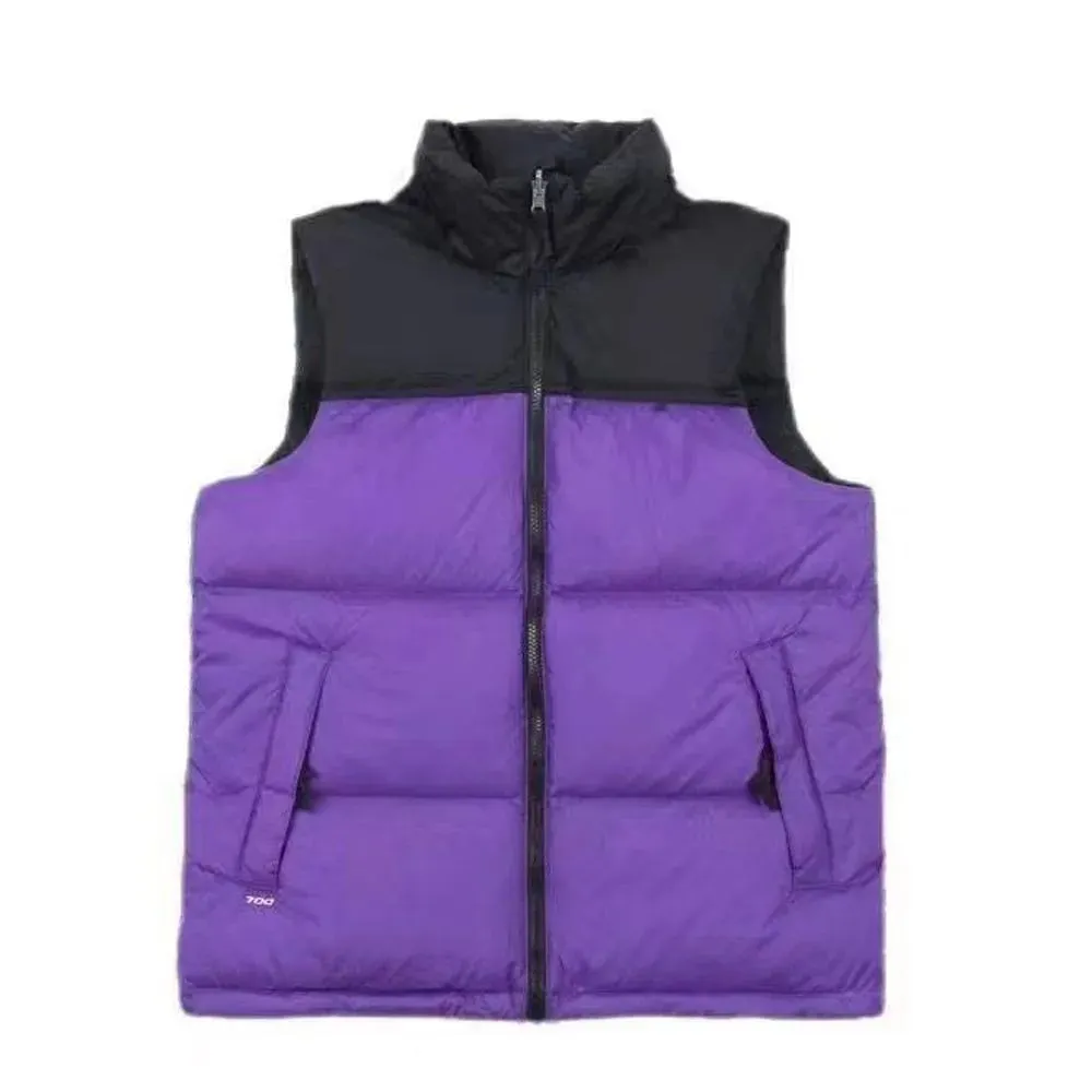 Pufferweste für Herren, Designerweste, Federmaterial, locker, Graphit, Grau, Schwarz und Weiß, Blau, Modetrend_voghion.com