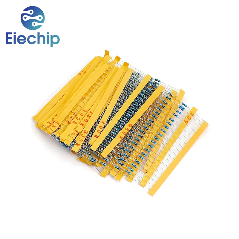 DHgate.com:300/600 Pcs 1/4w Metal Film Resistors Assortment