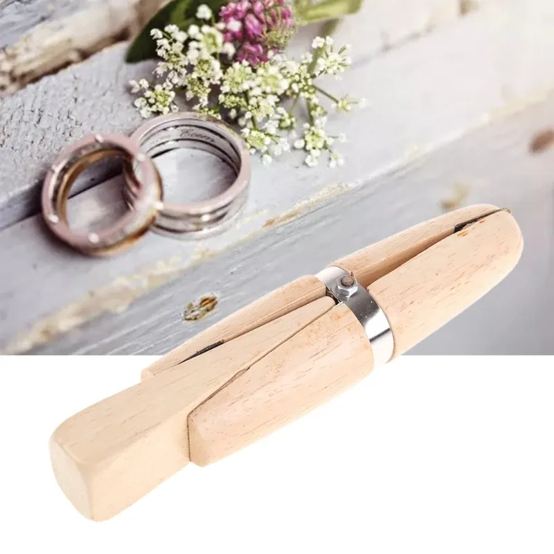 Jewelry Making Tools: Wooden Ring Clamp With V Cut Necklace Clamps