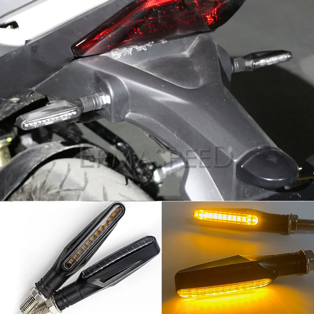 Sell 4 X Motorcycle 12-LED Turn Signal Indicators Lights Universal High Quality EP98 In Shenzhen