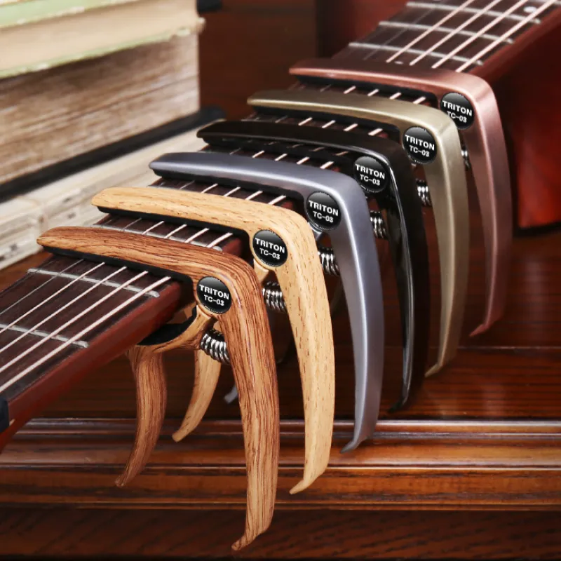 Metal guitar capo hot sale